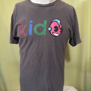 Kidrobot Designed with Love Men's Gray T Shirt Size Medium fading